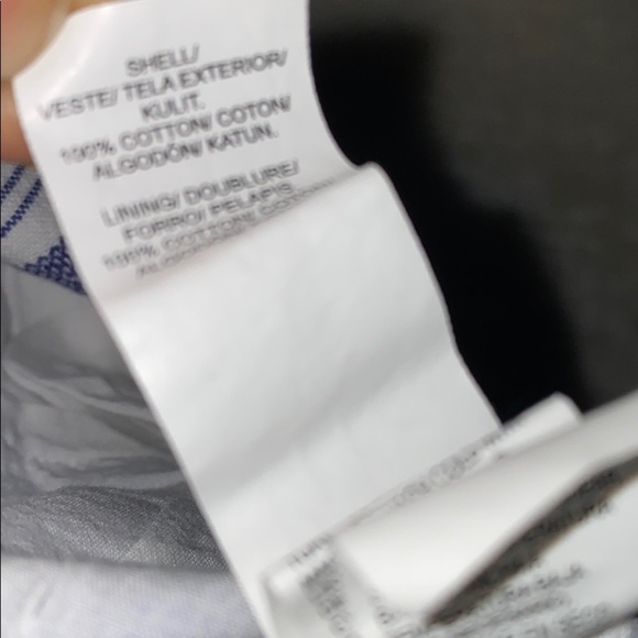 Lucky Brand  Blue white striped Shorts L - Picture 8 of 9